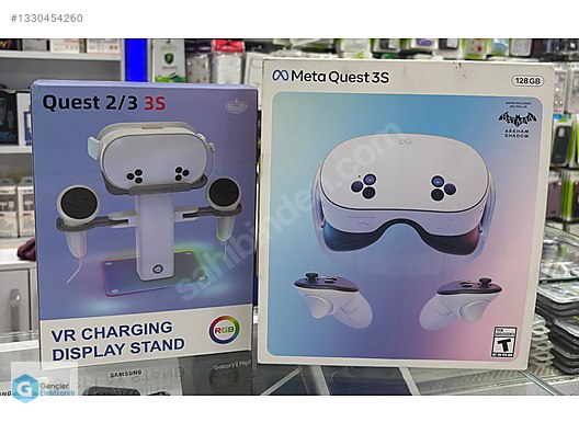 Meta Quest 3S 128 GB - Şarj Standı - Takas - ÜCRETSİZ KURYE