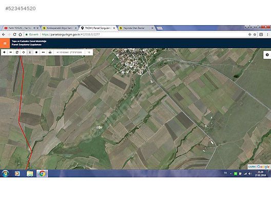 Koc Insaat Tan Muratli Kirkkepenekli De Satilik 1232m2 Bag Yeri Satilik Arsa Ilanlari Sahibinden Com Da 523454520