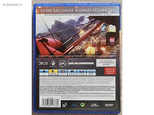 Battlefield 1 ps4 oyunu sahibinden.comda - 1323454614