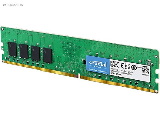 Crucial 16GB 8GBX2 DDR4 2133Mhz 16GB RAM sahibinden.comda - 1326455015