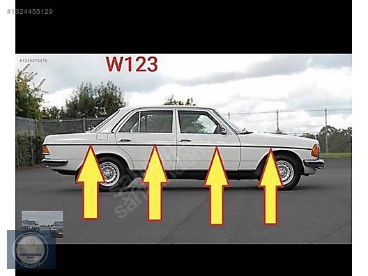 パーツ Mercedes w123 BOSS MERCEDES W123 KAPI ÜST ÇİTALARI 9 PARÇA KYSBURG ALMAN ÜRETİM