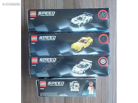 4 adet Speed Champions 76900 v 76901 v 76908 v 75890 sahibinden