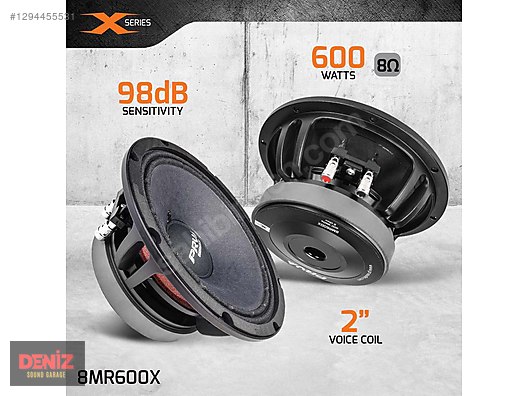 Speaker / Midrange / PRV 20 cm Midrange 8MR600X 600 Watt 300 Rms 8