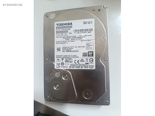 2TB Hard Disk HDD Toshiba DT01ACA200 sahibinden.comda - 1340456106