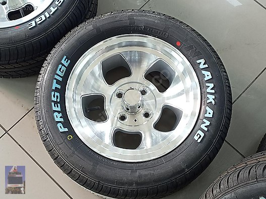 Etiket İşi Tofaş Arap Momo Jant 215 50 13 Nankang Lastik Set on