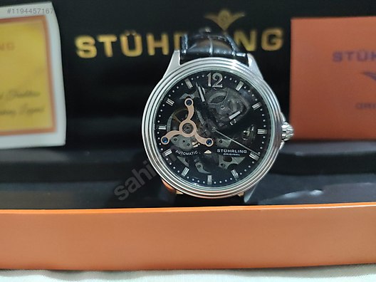 Stuhrling STUHRL NG ORIGINAL SKELETON OTOMAT K SAAT at sahibinden 1194457167