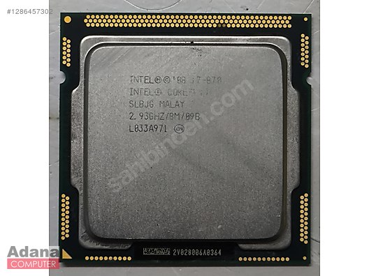 Intel Core i7-870 Processor (8M Cache, 2.93 GHz) sahibinden.comda
