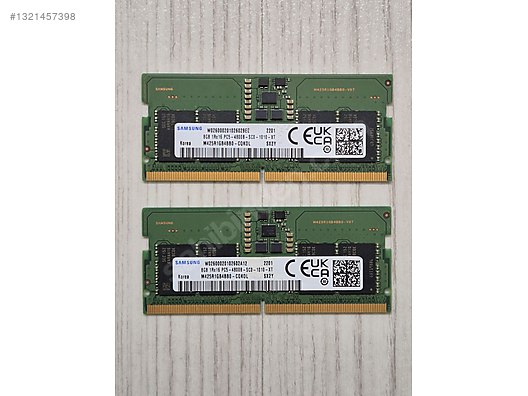 Samsung Ddr5 8+8 16gb 4800mhz Ram sahibinden.comda - 1321457398