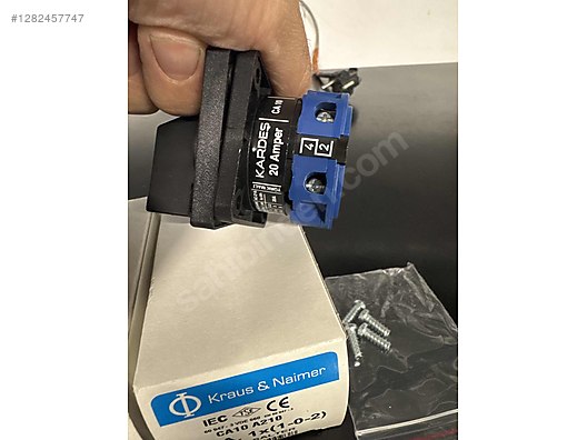 2 Tane Monofaze 20 Amper 48x48 Pako Şalter - Anahtar & Buton ve Yapı Malzemeleri sahibinden.com'da