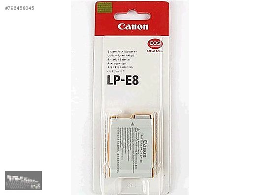 Canon Lp E8 Batarya Pil Ilan Ve Alisveriste Ilk Adres Sahibinden Com Da 796458045