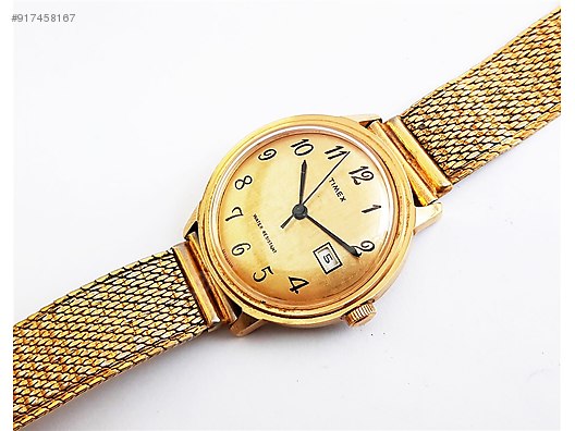 vintage gold timex ladies watch