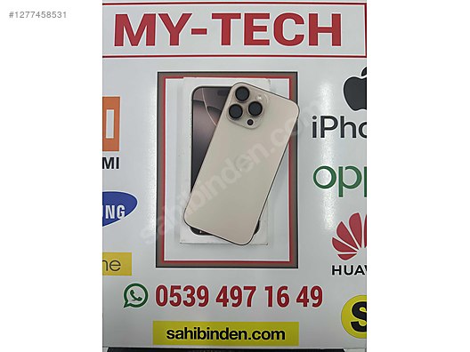 Resim Apple iPhone 16 Pro Max İkinci El YD | 256 GB | Çöl Titanyum İkinci El İPHONE 16 PRO MAX 256 GB 1 HAFTALIK PİL 100 MY TECH