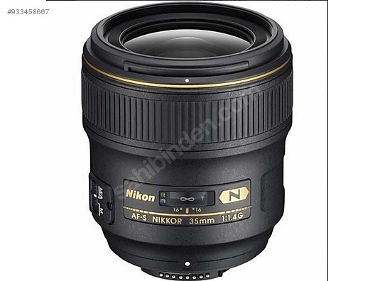 Nikon AF S Nikkor 35mm 1 1.4G Yeni Ayar nda 1500 1600 Nikon SLR Lens Ce itleri sahibinden da 933458667
