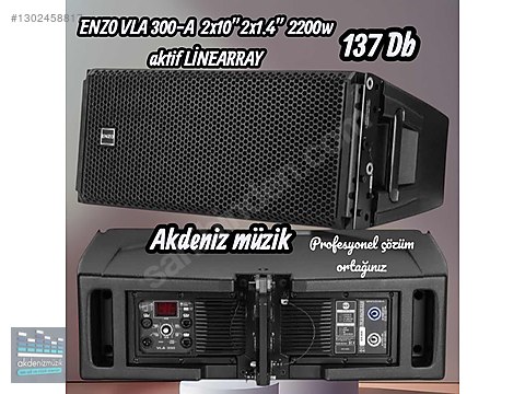 ENZO VLA 300A 2X10'' 2200W AKTİF LİNEARRAY sahibinden.comda