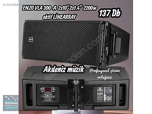 ENZO VLA 300A 2X10'' 2200W AKTİF LİNEARRAY sahibinden.comda