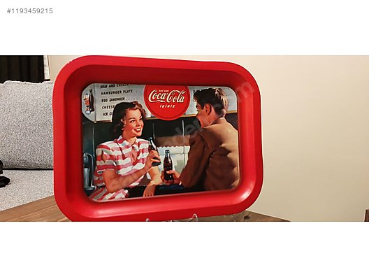 Coca-Cola 6'lı Retro Metal Tepsi sahibinden.comda - 1193459215