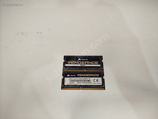 Corsair Vengeance 32GB (2x16GB) DDR4 2666MHz Laptop&Mini PC RAM on