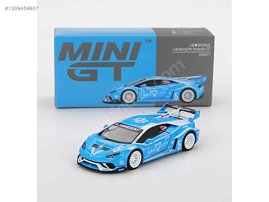 アメリカ限定MINI-GT LB Works Livery 2.0 Blue Mini GT Diecast Model 1:64 Lamborghini Araba - 1309459607