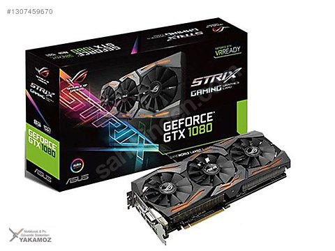 【完動品】GeForce GTX 1080 8GB デュアルファン ASUS GeForce GTX1080 ROG STRIX GAMING 8GB GDDR5X 256Bit DX12 on