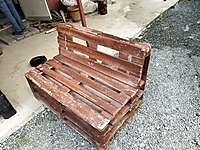 Ahşap palet sandalye