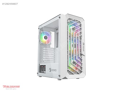 Zoko CHIKO Beyaz 4x12cm ARGB Fan Temper Cam Gaming (Powersız) - Kasa ve Tüm Masaüstü Bilgisayar Donanımları sahibinden.com'da