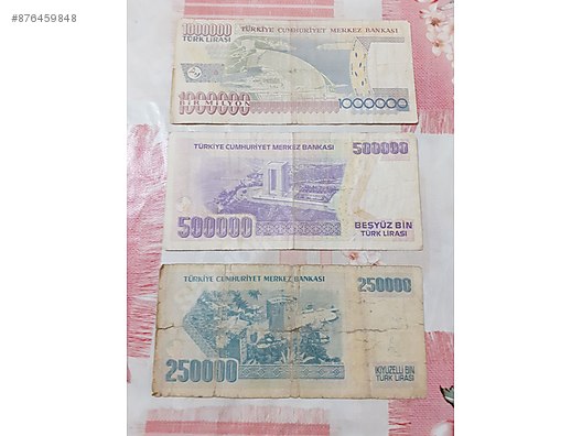 eski kagit para koleksiyonucularina satilik para koleksiyonluk yerli kagit paralar sahibinden com da 876459848
