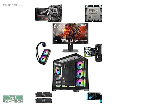AMD Ryzen 7 Hazır Sistem Oyuncu Masaüstü Bilgisayar - 1284460139