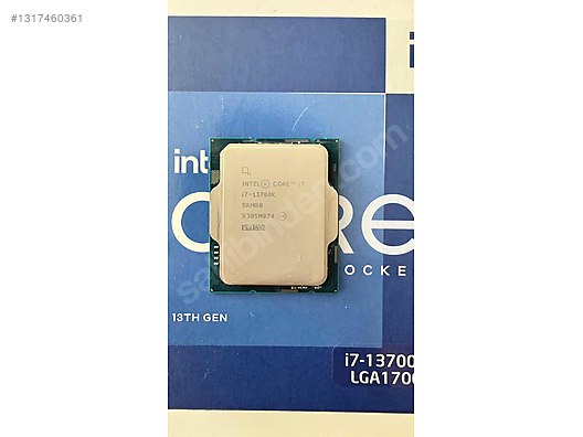 İntel i7-13700K ve Asus Rog Strix Z790-H sahibinden.comda - 1317460361