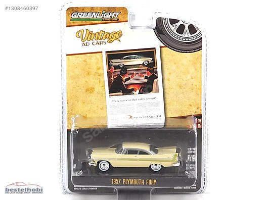 GreenLight '58 Plymouth Fury ゴールド ミニカー GreenLight Diecast Model 1:64 Plymouth Araba - 1308460397