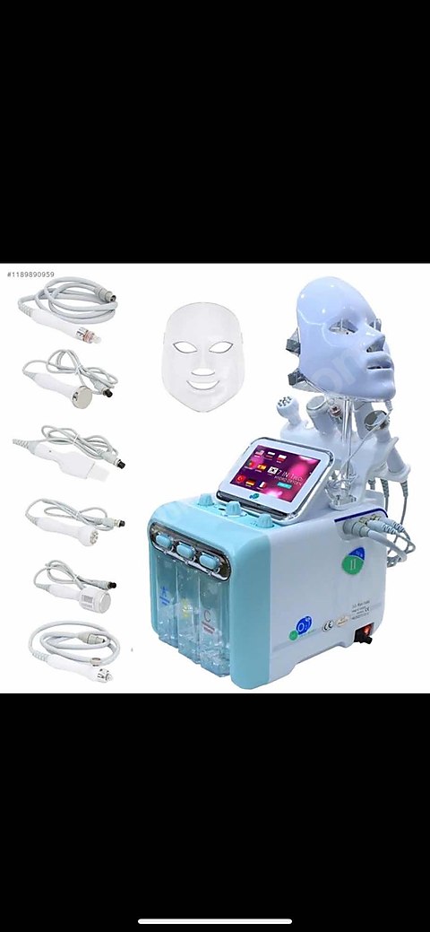 Hydrafacial 7+1 cilt bakımı cihazı ve buhar makinası