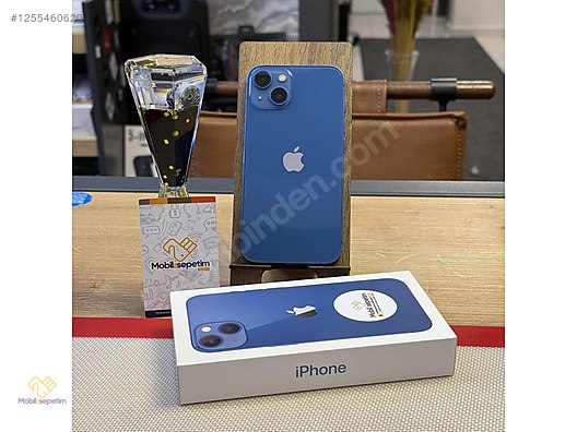 Apple / iPhone 13 / _MOBİLESEPETİM'DEN İPHONE 13 128GB MAVİ %80