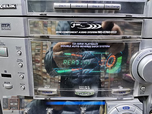 ARÇELİK MS-5760 VCD MÜZİK SETİ GÖVDE AÇIKLAMAYI OKUYUNUZ - İkinci