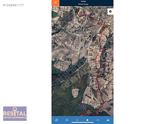 RESİTAL VİZYONDAN İLYASÇILAR ORMAN İÇİNDE SATILIK MÜSTAKİL TARLA