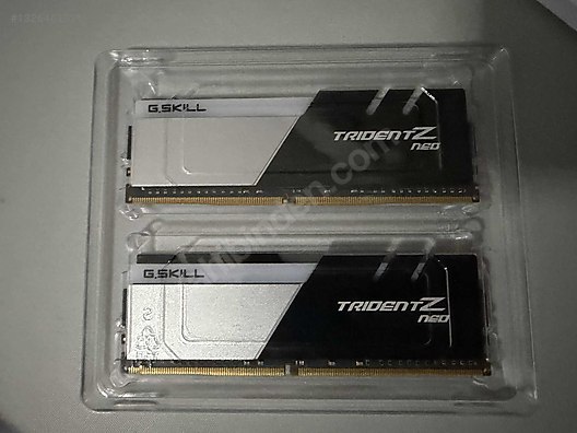 G.SKILL TRIDENT Z NEO 8GBx2 DDR4 中古 GSKILL TridentZ Neo DDR4 Yüksek Hız Düşük Gecikme Ram Bellek on