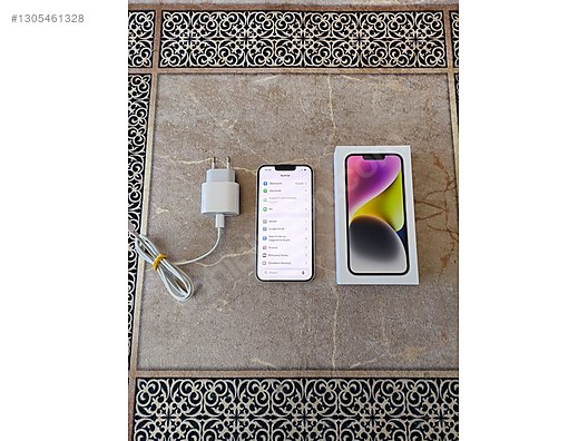 Apple / iPhone 14 / iPhone 14 128 GB Beyaz / Nokta Hatasız / 2027