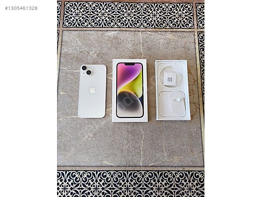 Apple / iPhone 14 / iPhone 14 128 GB Beyaz / Nokta Hatasız / 2027