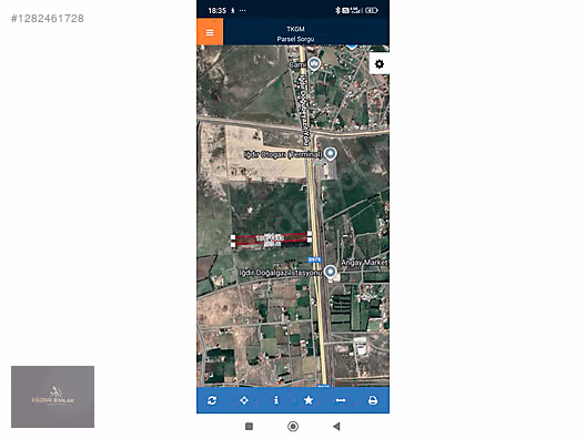 satılık arsa yeni belediye otobüs erminal civarında #1282461728