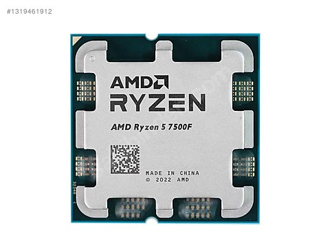 AMD Ryzen 5 7500F Altı Çekirdek 3.7 GHz Kutusuz Fansız İşlemci