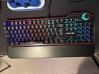 HYDRA RGB R6 RED SWİTCH MEKANİK OYUNCU KLAVYESİ #1283462039