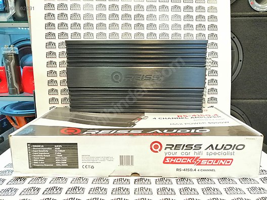 Amplifiers Reiss Rs 4150 4 4x150w Rms 4 Ohm At Sahibinden Com