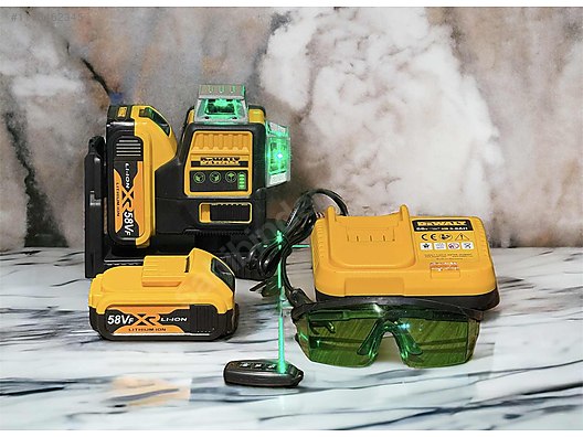 Lazerli Ölçüm Aleti / DEWALT PROFOSYONEL ŞARZLI 12 ÇİZGİLİ LAZER