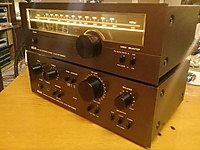 AKAI AM2250 AMPLIFIER & AT2250 ANALOG TUNER 1975-77