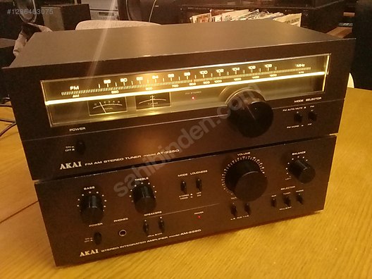 Akai Entegre Amfi - AKAI AM2250 AMPLIFIER & AT2250 ANALOG TUNER 1975-77