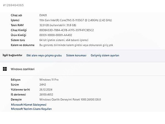 İkinci El ve Sıfır Alışveriş / Bilgisayar / Dizüstü (Notebook) / Laptop / Everest