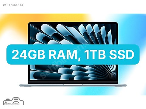 Apple Macbook / APPLE MACBOOK AİR M5 İŞ24GB RAM 1TB SSD sahibinden