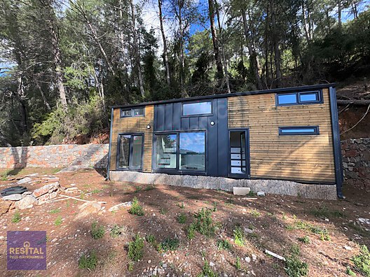 GÖCEK HUZUR VADİSİ SATILIK HAVUZLU VE TİNY HOUSE'LU 740M2 ARAZİ