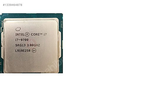 【ジャンク品】Intel Core i7-9700 INTEL Core i7 9700 3.0GHz 12MB Önbellek 8 Çekirdek 1151 on