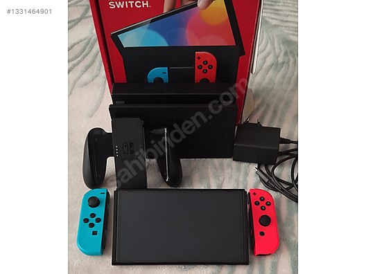 Nintendo Switch SCPH-35000 Çipli switch OLED 2024 128 GB hafıza kart ve oyunlu sahibinden