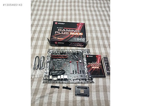 MSI B450 GAMİNG PLUS MAX ANAKART AM4 sahibinden.comda - 1305465143