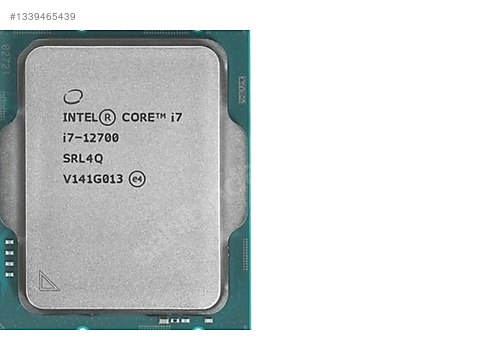 Intel Core i7-12700【中古】　　　a30 Intel i7 12700 2.1 Ghz 25 MB Cache Soket 1700 Pin Tray İşlemci on